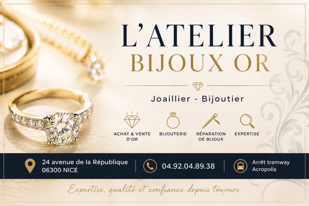 Bijoux en Or 18 carat Nice